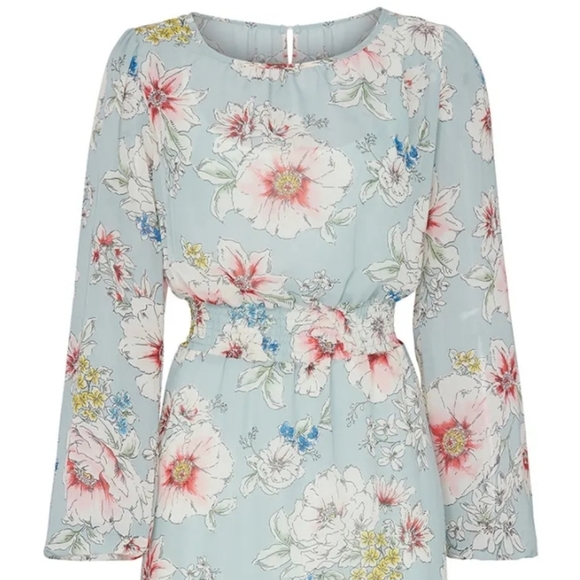 Louna Smocked Floral Long Sleeve Dress - Picture 13 of 14